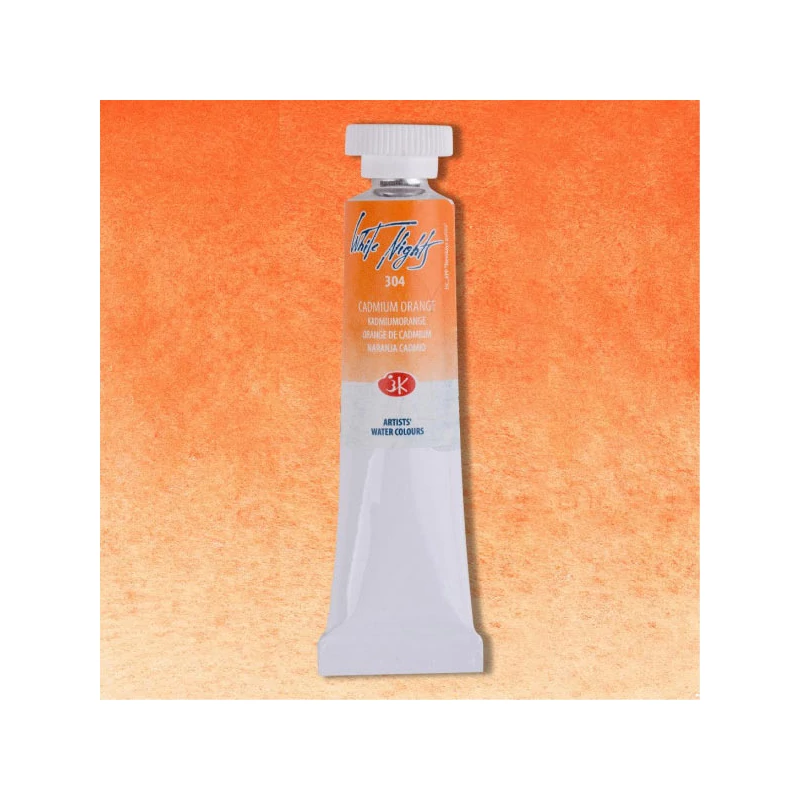White Nights akvarel boja u tubi 10 ml - 304, cadmium orange