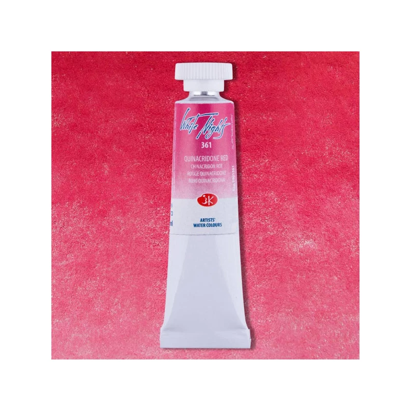 White Nights akvarel boja u tubi 10 ml - 324, quinacridone rose