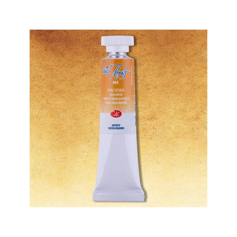 White Nights akvarel boja u tubi 10 ml - 405, raw sienna