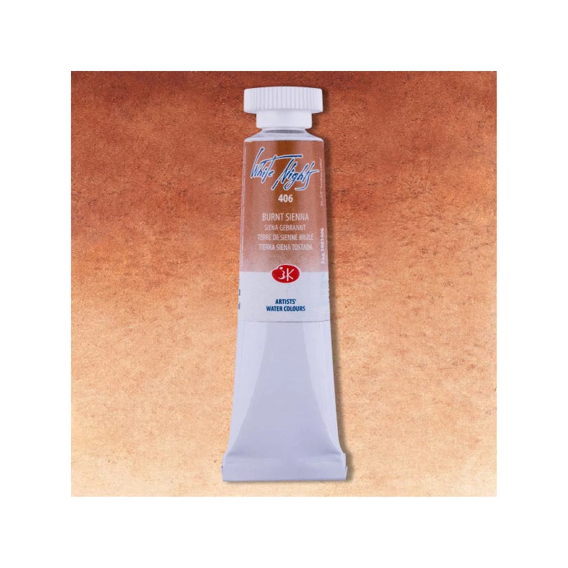 White Nights akvarel boja u tubi 10 ml - 406, burnt sienna