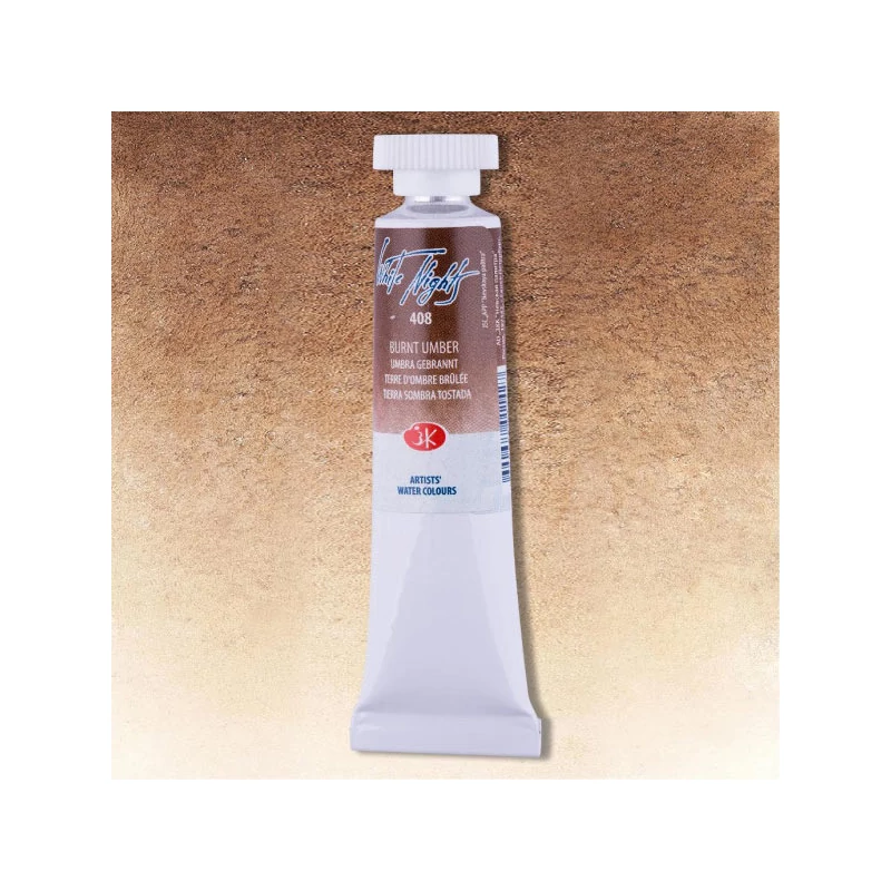 White Nights akvarel boja u tubi 10 ml - 408, burnt umber