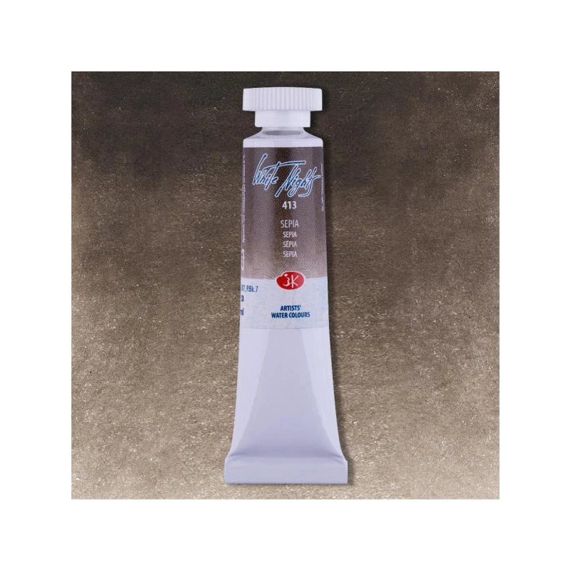 White Nights akvarel boja u tubi 10 ml - 413, sepia