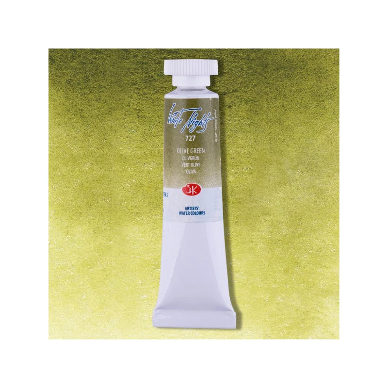 White Nights akvarel boja u tubi 10 ml - 727, olive green