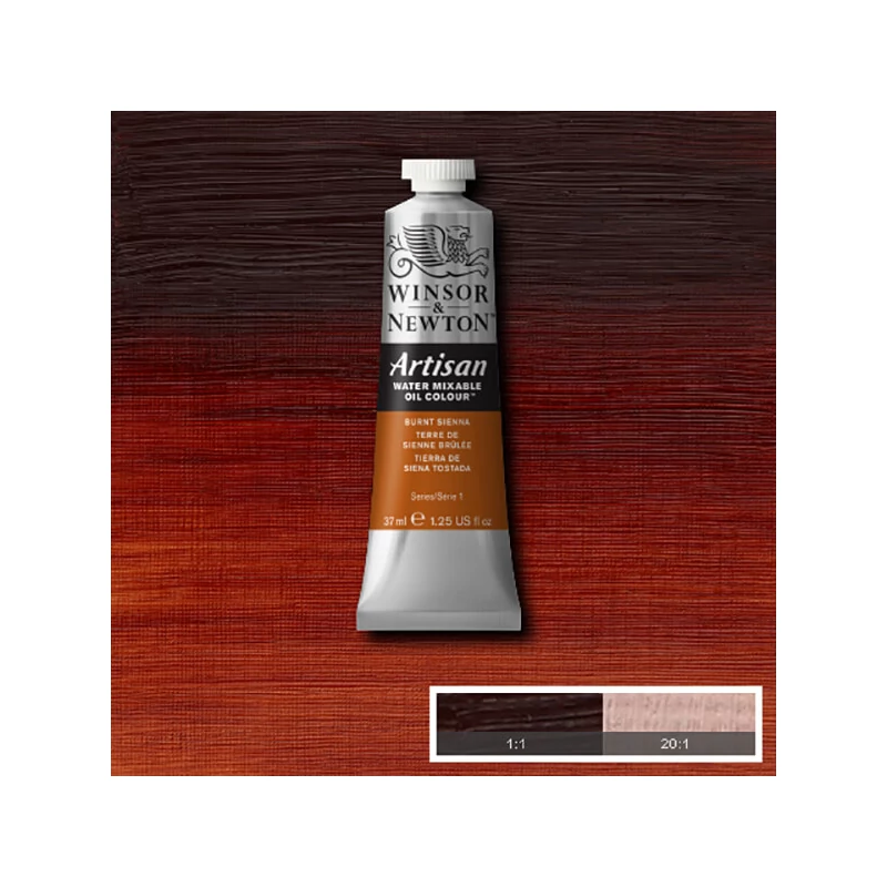 Winsor&Newton Artisan vodena uljana boja, 37 ml - 074, burnt sienna
