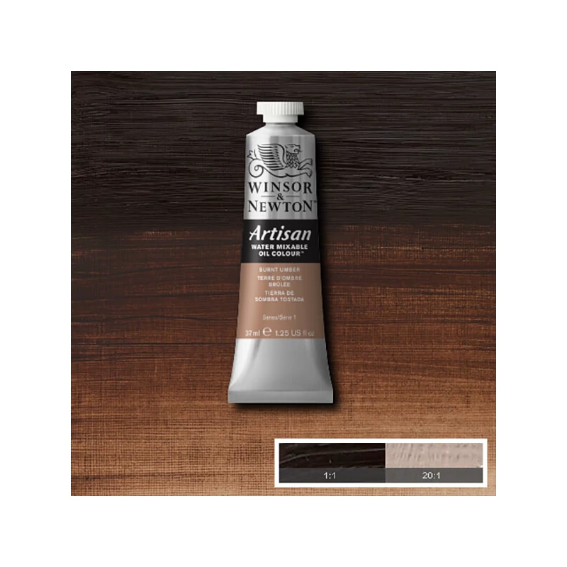 Winsor&Newton Artisan vodena uljana boja, 37 ml - 076, burnt umber