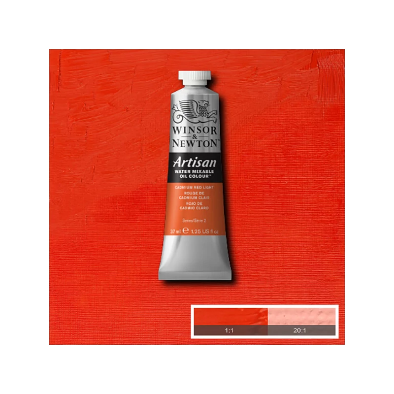 Winsor&Newton Artisan vodena uljana boja, 37 ml - 100, cadmium red light
