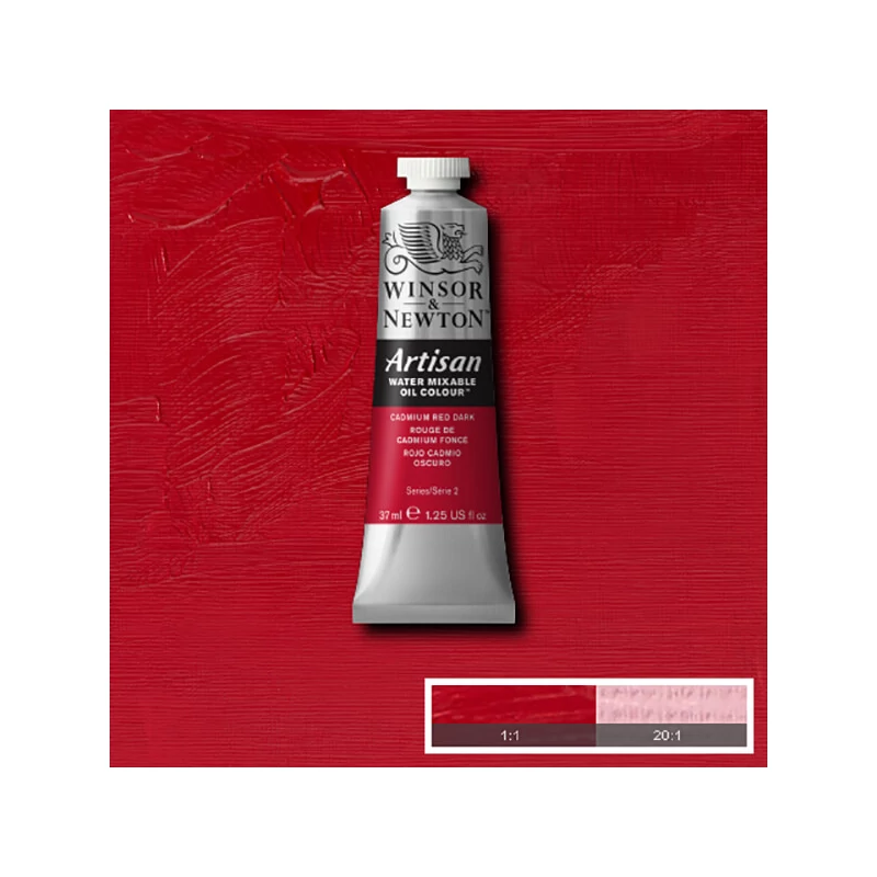 Winsor&Newton Artisan vodena uljana boja, 37 ml - 104, cadmium red dark