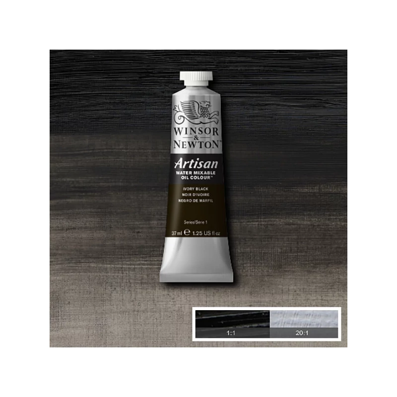 Winsor&Newton Artisan vodena uljana boja, 37 ml - 331, ivory black