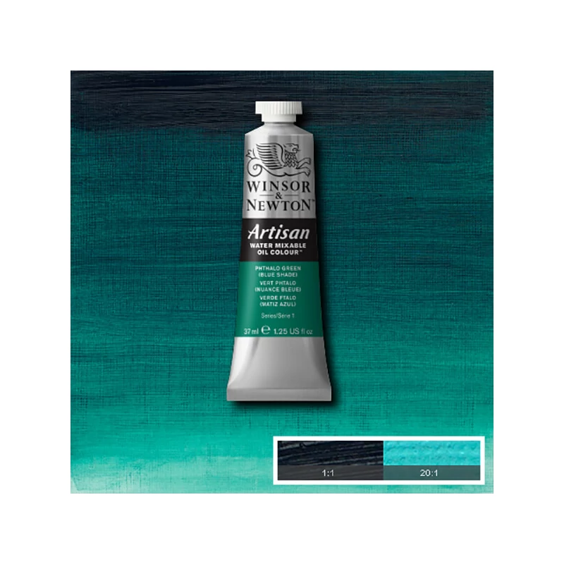 Winsor&Newton Artisan vodena uljana boja, 37 ml - 522, phthalo green blue shade