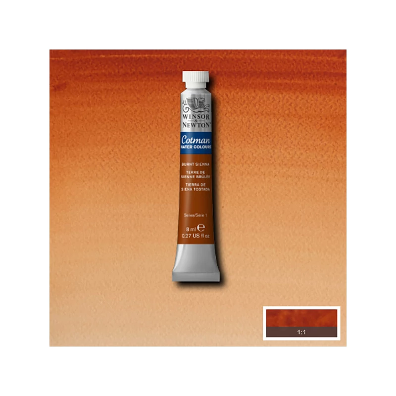 Winsor&Newton Cotman akvarel boja u tubi,  ml - 074, burnt sienna