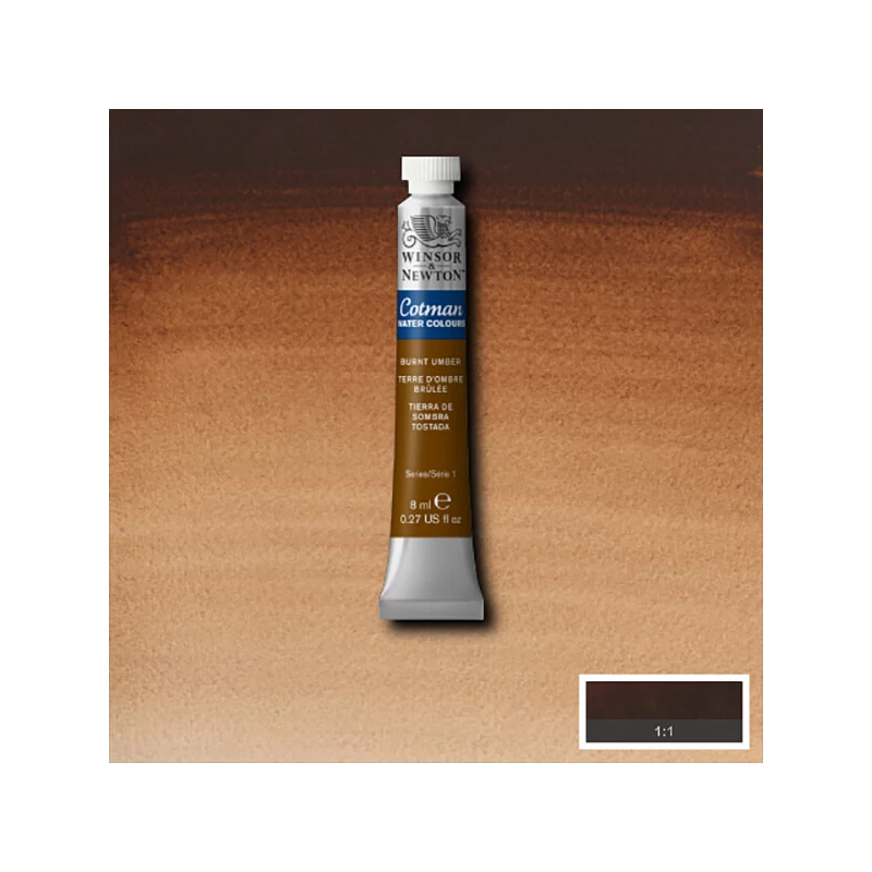 Winsor&Newton Cotman akvarel boja u tubi,  ml - 076, burnt umber