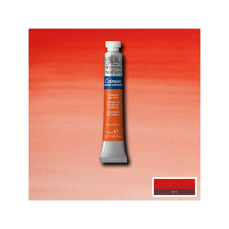 Winsor&Newton Cotman akvarel boja u tubi,  ml - 095, cadmium red hue