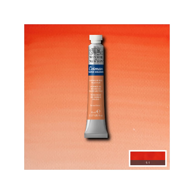 Winsor&Newton Cotman akvarel boja u tubi,  ml - 103, cadmium red pale hue