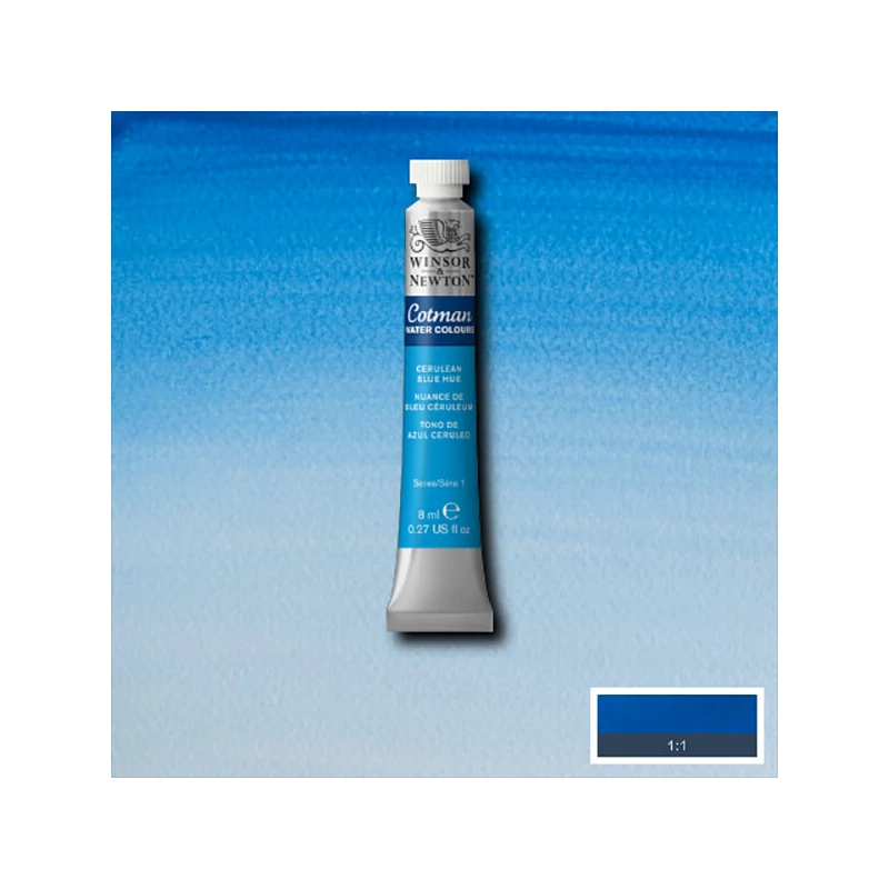 Winsor&Newton Cotman akvarel boja u tubi,  ml - 139, cerulean blue hue