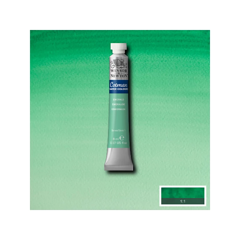 Winsor&Newton Cotman akvarel boja u tubi,  ml - 235, emerald