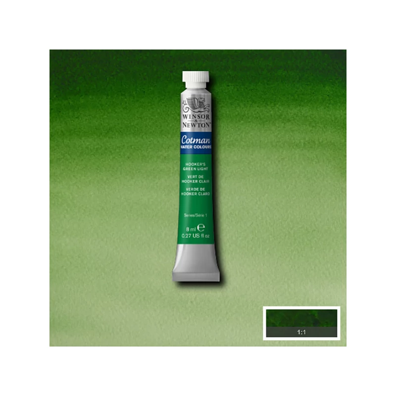 Winsor&Newton Cotman akvarel boja u tubi,  ml - 314, hooker's green light