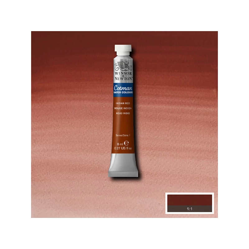 Winsor&Newton Cotman akvarel boja u tubi,  ml - 317, indian red