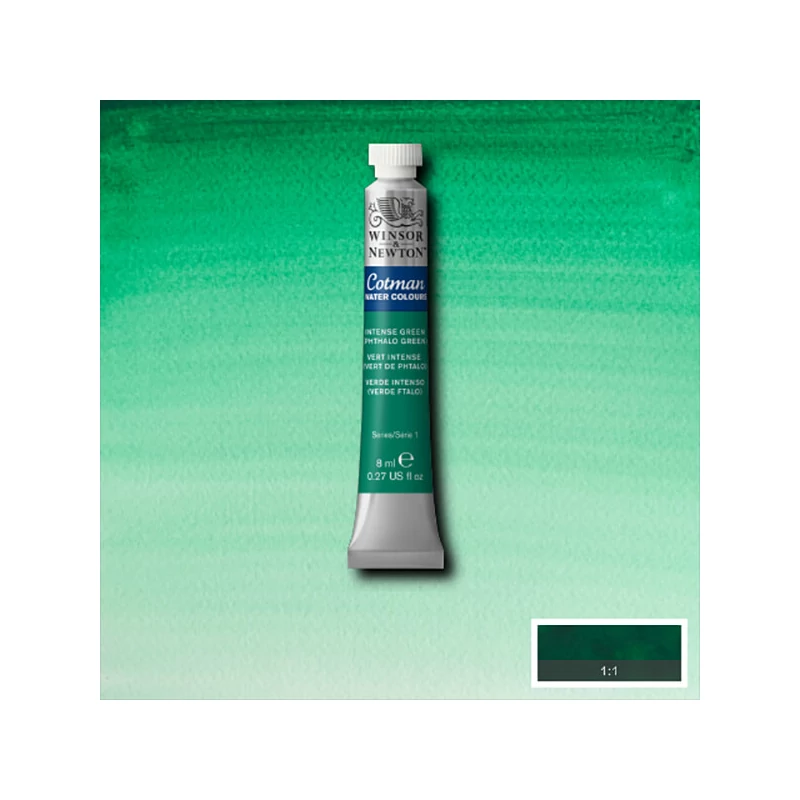 Winsor&Newton Cotman akvarel boja u tubi,  ml - 329, intense green