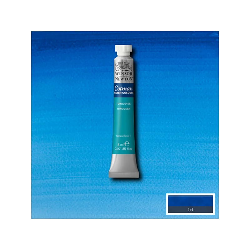 Winsor&Newton Cotman akvarel boja u tubi,  ml - 654, turquoise