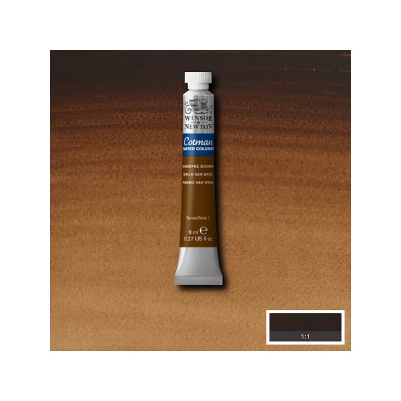 Winsor&Newton Cotman akvarel boja u tubi,  ml - 676, vandyck brown