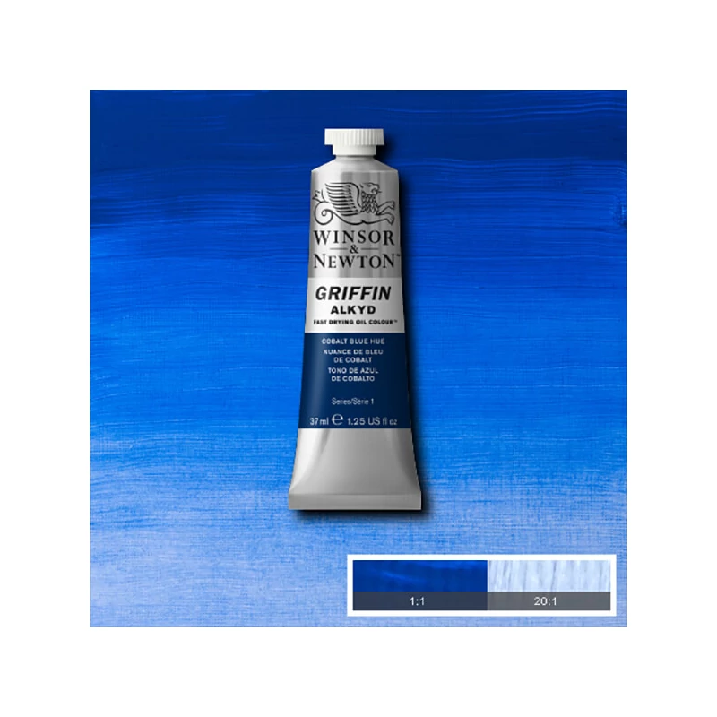 Winsor&Newton Griffin alkidna uljana boja, 37 ml - 179, cobalt blue hue