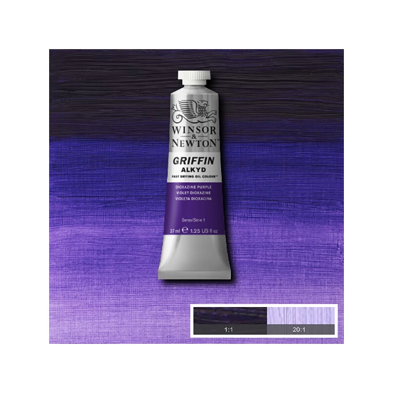 Winsor&Newton Griffin alkidna uljana boja, 37 ml - 229, dioxazine purple