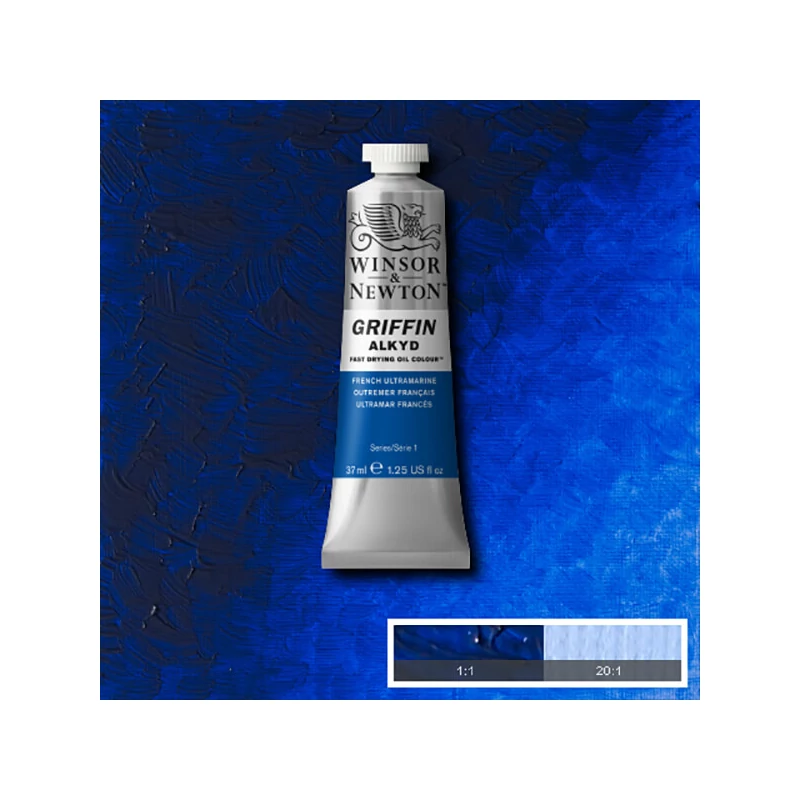 Winsor&Newton Griffin alkidna uljana boja, 37 ml - 263, french ultramarine