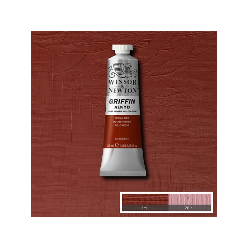 Winsor&Newton Griffin alkidna uljana boja, 37 ml - 317, indian red