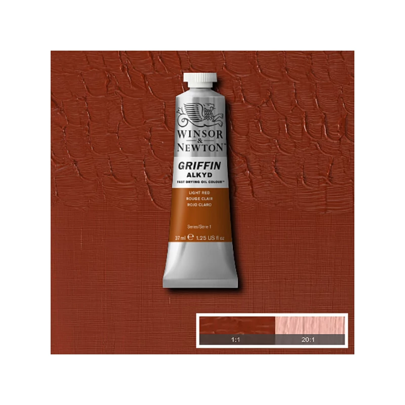 Winsor&Newton Griffin alkidna uljana boja, 37 ml - 362, light red
