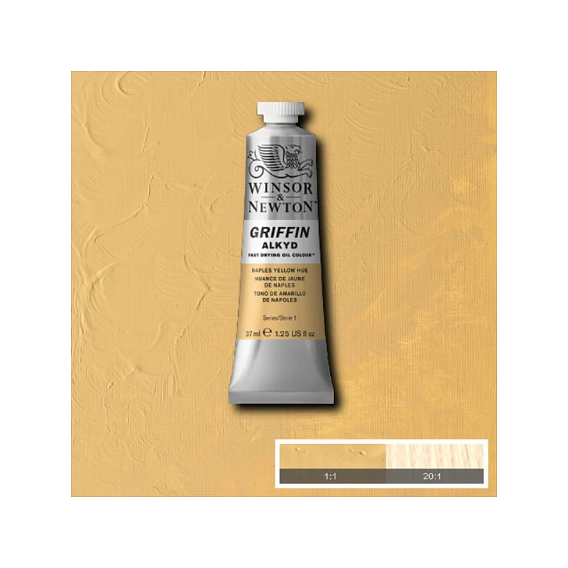 Winsor&Newton Griffin alkidna uljana boja, 37 ml - 422, naples yellow