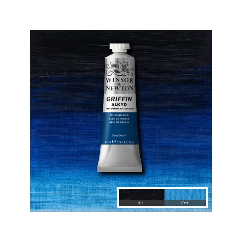 Winsor&Newton Griffin alkidna uljana boja, 37 ml - 538, prussian blue