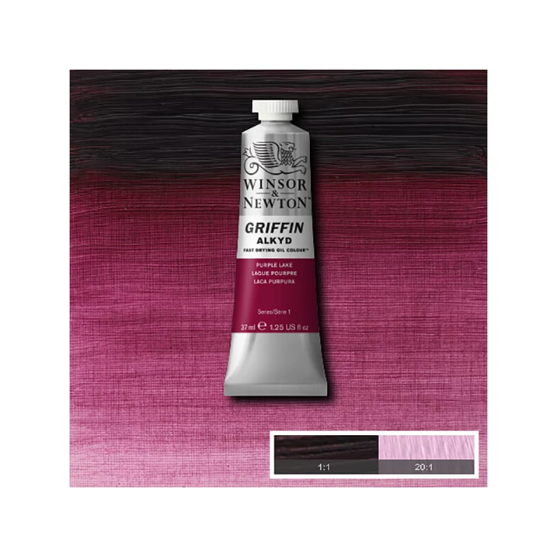 Winsor&Newton Griffin alkidna uljana boja, 37 ml - 544, purple lake