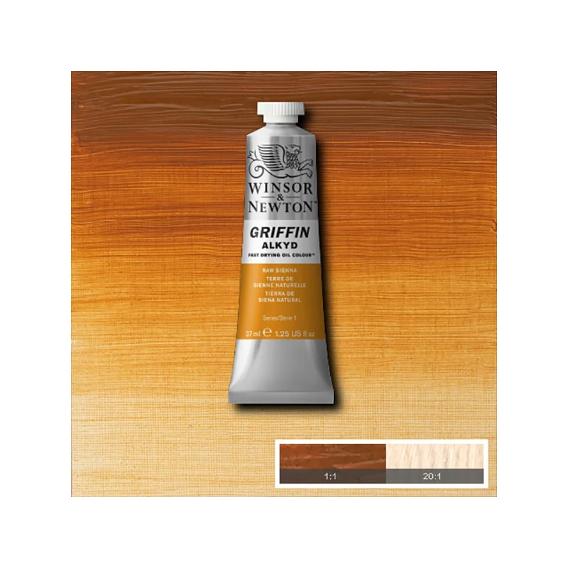 Winsor&Newton Griffin alkidna uljana boja, 37 ml - 552, raw sienna