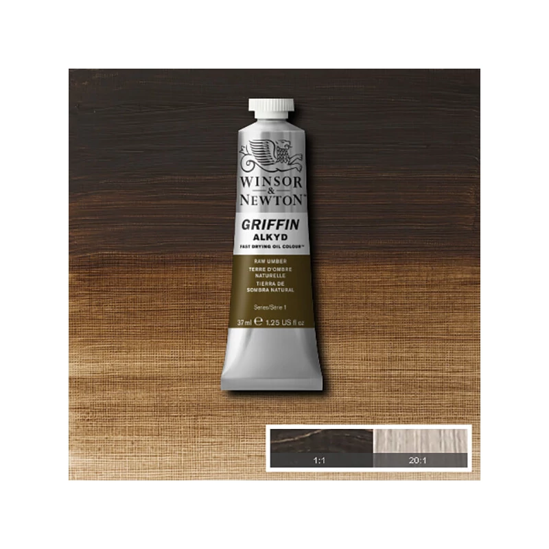 Winsor&Newton Griffin alkidna uljana boja, 37 ml - 554, raw umber
