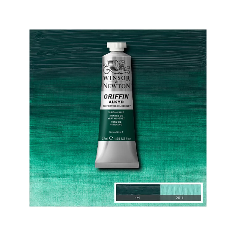 Winsor&Newton Griffin alkidna uljana boja, 37 ml - 696, viridian hue