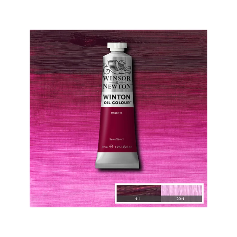 Winsor&Newton Winton uljana boja, 37 ml - 380, magenta
