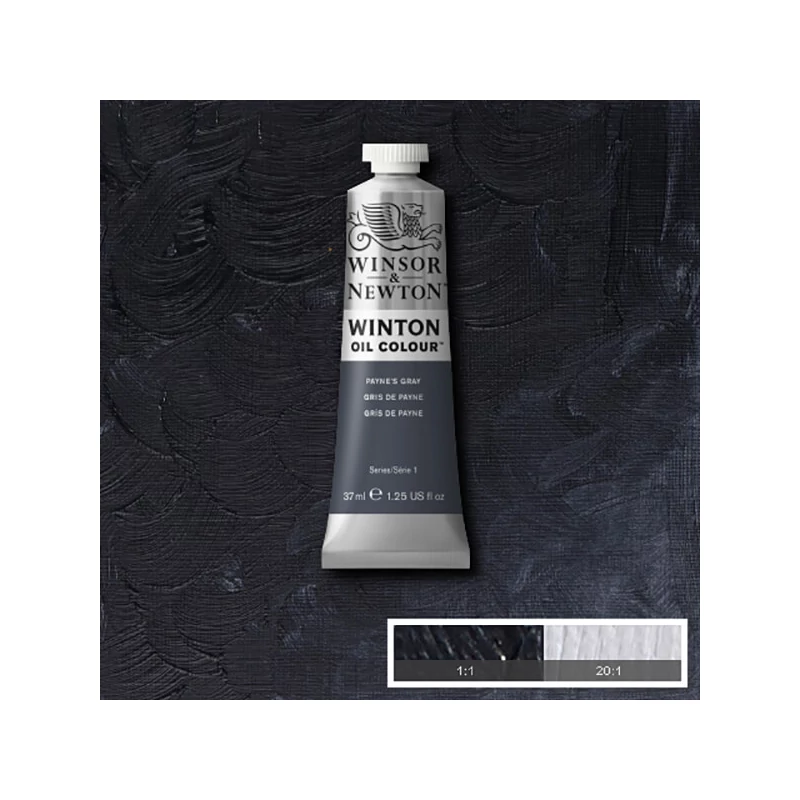 Winsor&Newton Winton uljana boja, 37 ml - 465, payne's gray