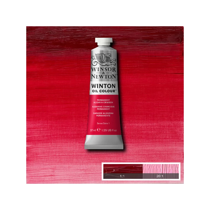 Winsor&Newton Winton uljana boja, 37 ml - 468, permanent alizarin crimson