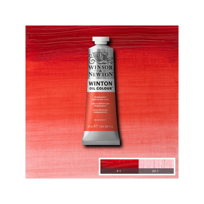 Winsor&Newton Winton uljana boja, 37 ml - 480, permanent geranium lake