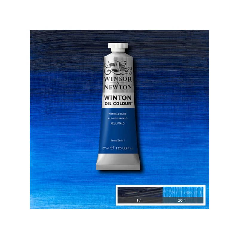 Winsor&Newton Winton uljana boja, 37 ml - 516, phthalo blue