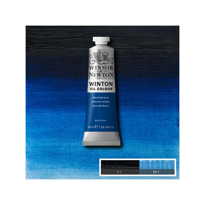 Winsor&Newton Winton uljana boja, 37 ml - 538, prussian blue