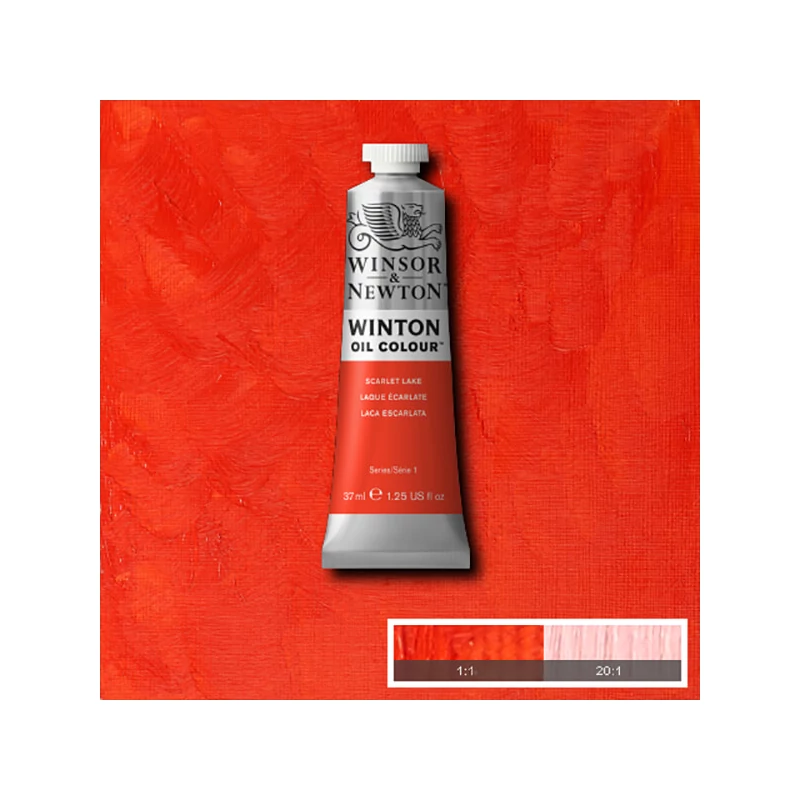 Winsor&Newton Winton uljana boja, 37 ml - 603, scarlet lake