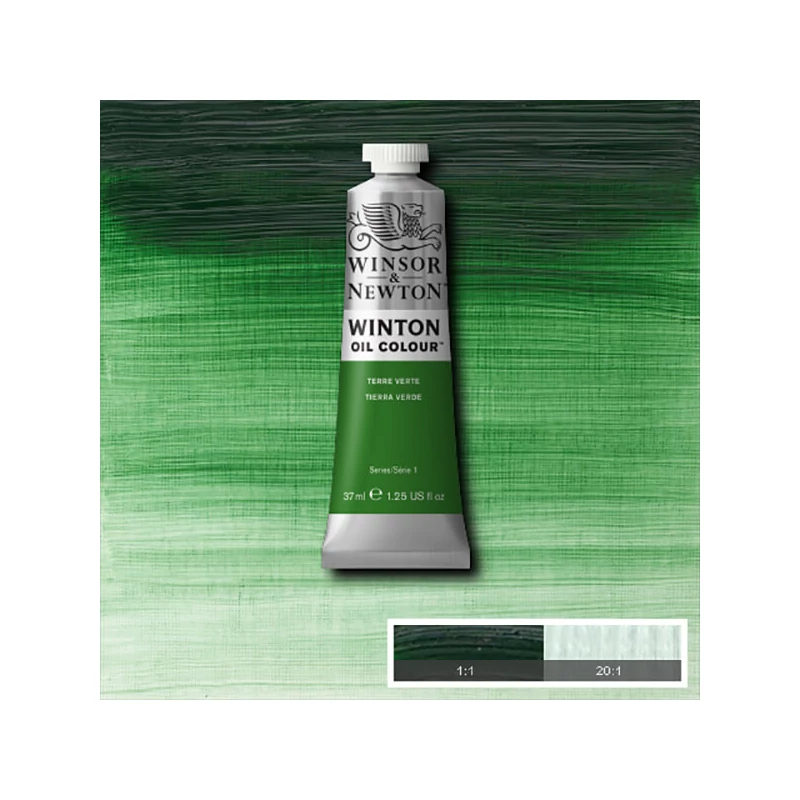 Winsor&Newton Winton uljana boja, 37 ml - 637, terre verte
