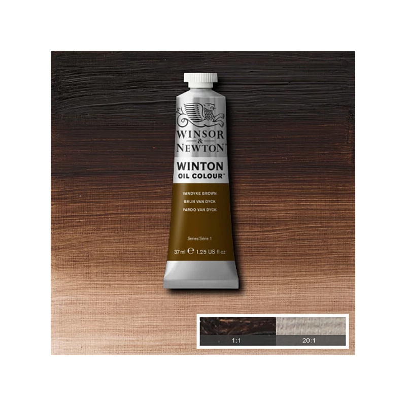 Winsor&Newton Winton uljana boja, 37 ml - 676, vandyck brown