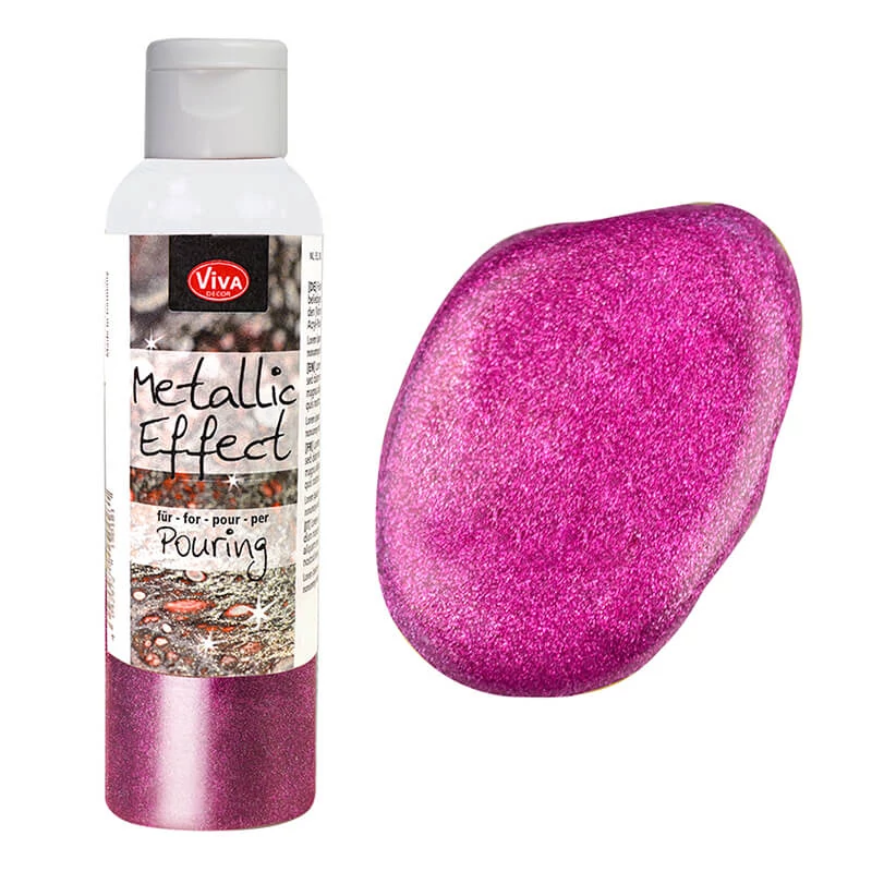 Pouring Metallic Effect boja, 120 ml - magenta
