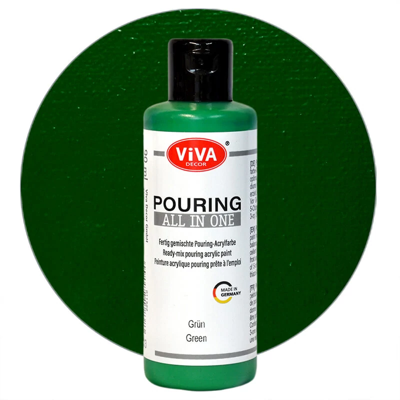 Boja za izlijevanje, Sve u jednom, 90 ml - zelena