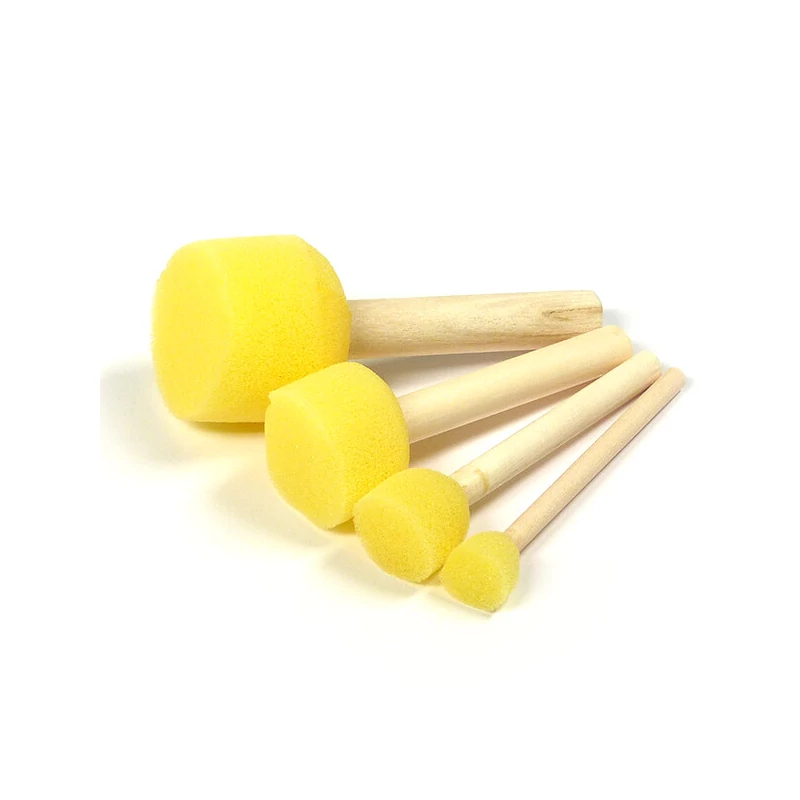 Set spužvasti kistova, okrugli - 4 veličine