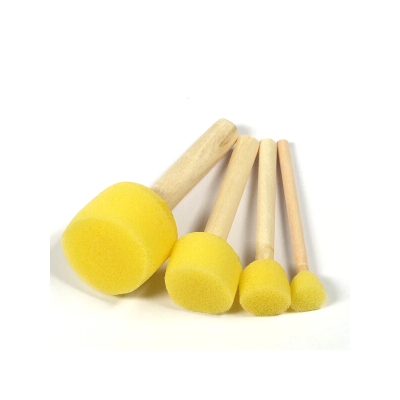 Set spužvasti kistova, okrugli - 4 veličine