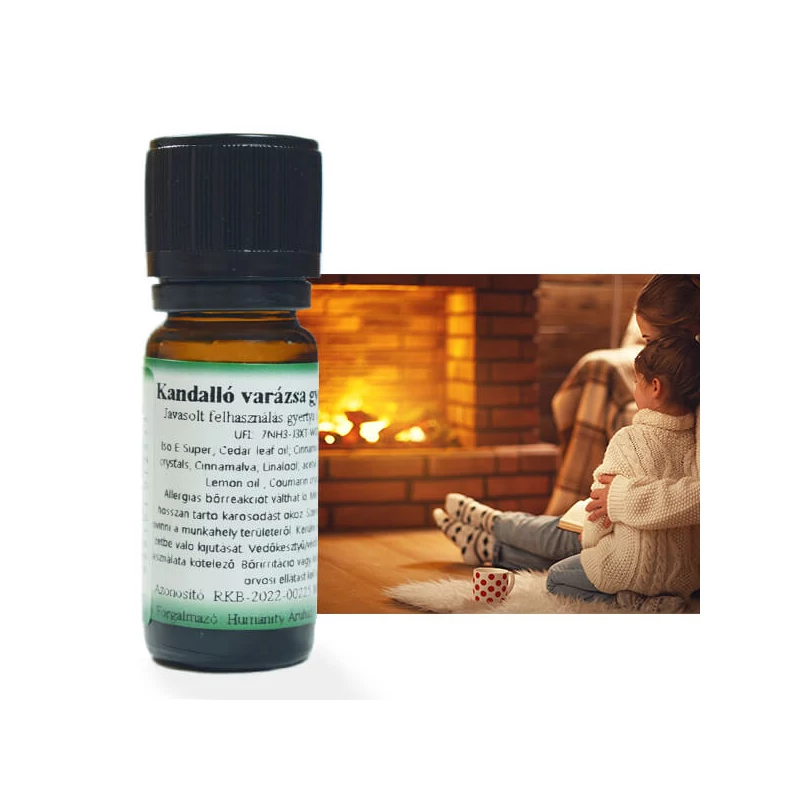 Eterično ulje za svijeće, 10 ml - miris za kamin šarm svijeća