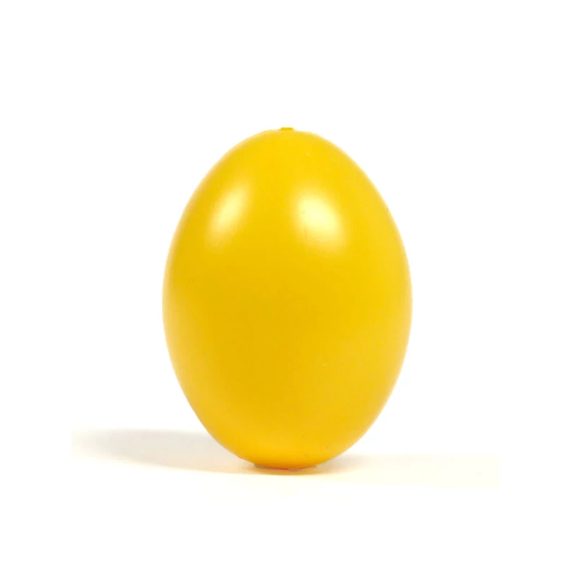 Šareno plastično jaje 6x4,5 cm - žuto, za vješanje